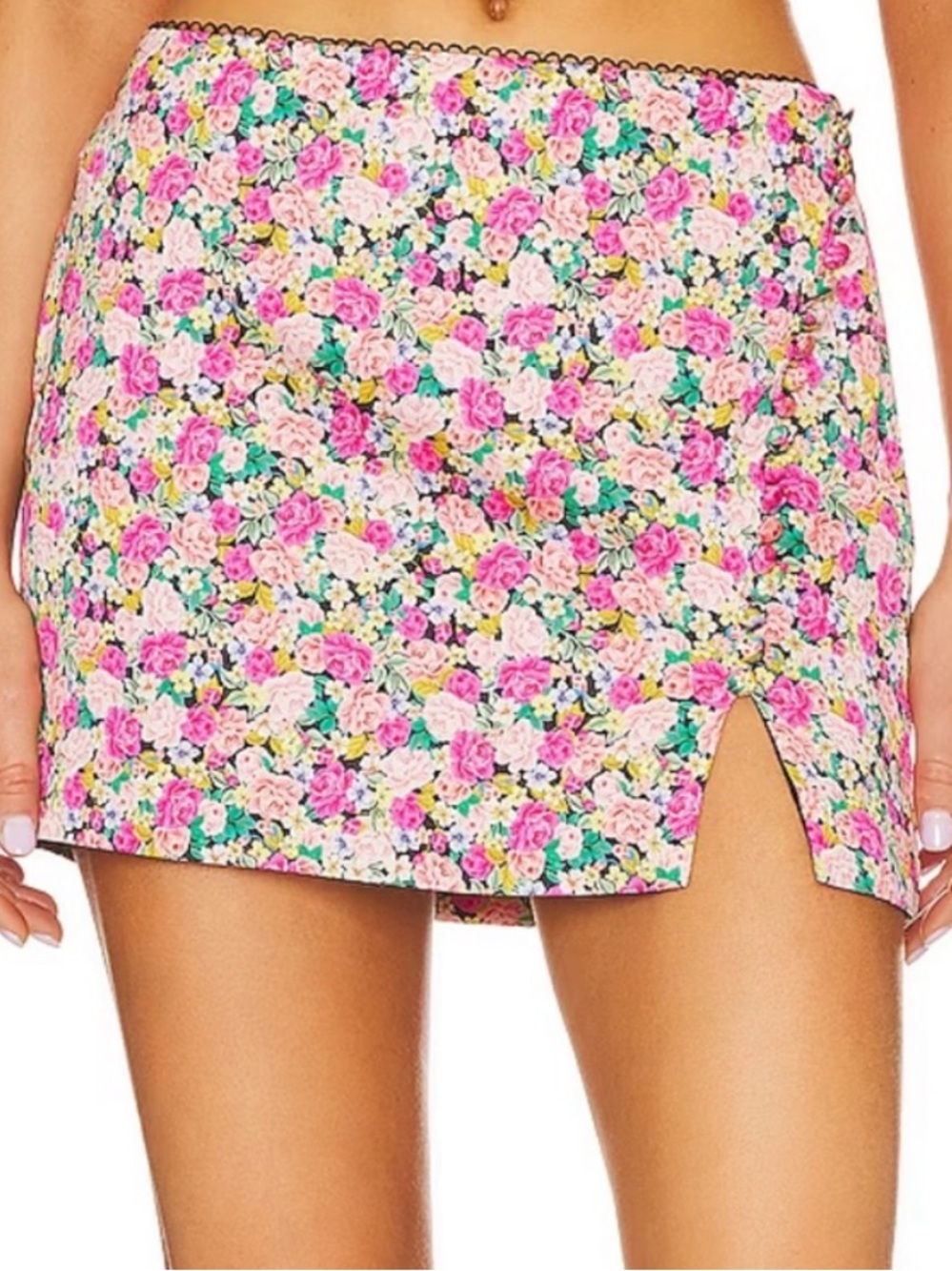 For Love & Lemons Gladiola Mini Skirt